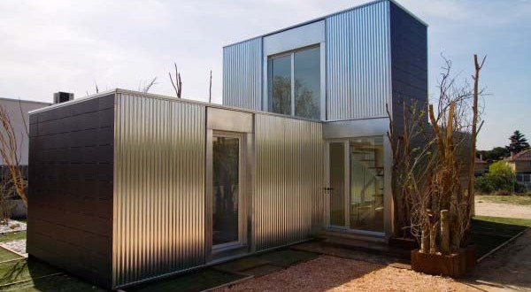 Residência modular espanhola: construção rápida e limpa