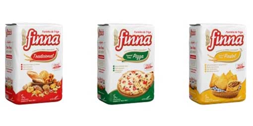 Farinha Finna lança embalagens de 5 kg e mixes para o mercado de food service