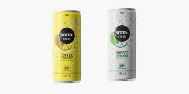 NESCAFÉ lança versão gaseificada de café combinado com sabores cítricos
