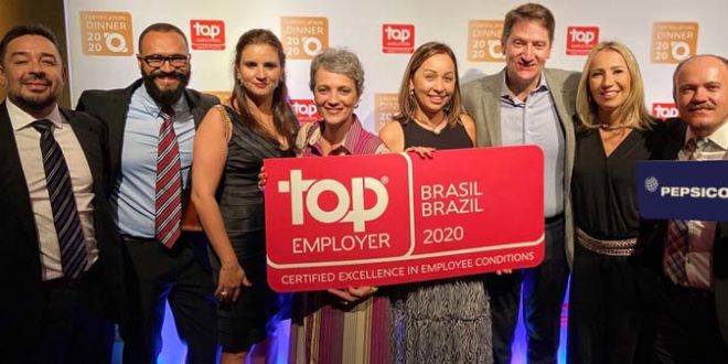 PepsiCo é Top Employer 2020 no Brasil