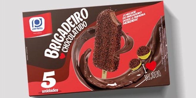 Perfetto relança picolé de brigadeiro chocolatudo em embalagem multipack